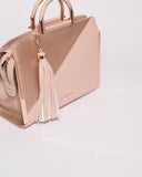Pink Maria Panel Tote Bag