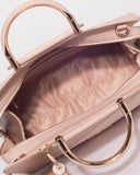 Pink Maria Panel Tote Bag