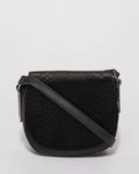 Black Lindsey Saddle Bag