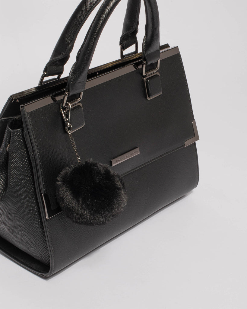 Black Robin Medium Tote Bag