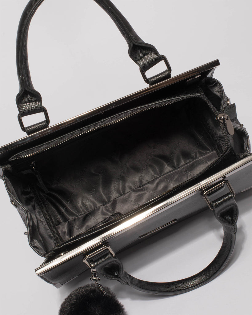 Black Robin Medium Tote Bag