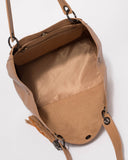 Caramel Sahara Slouch Tote Bag