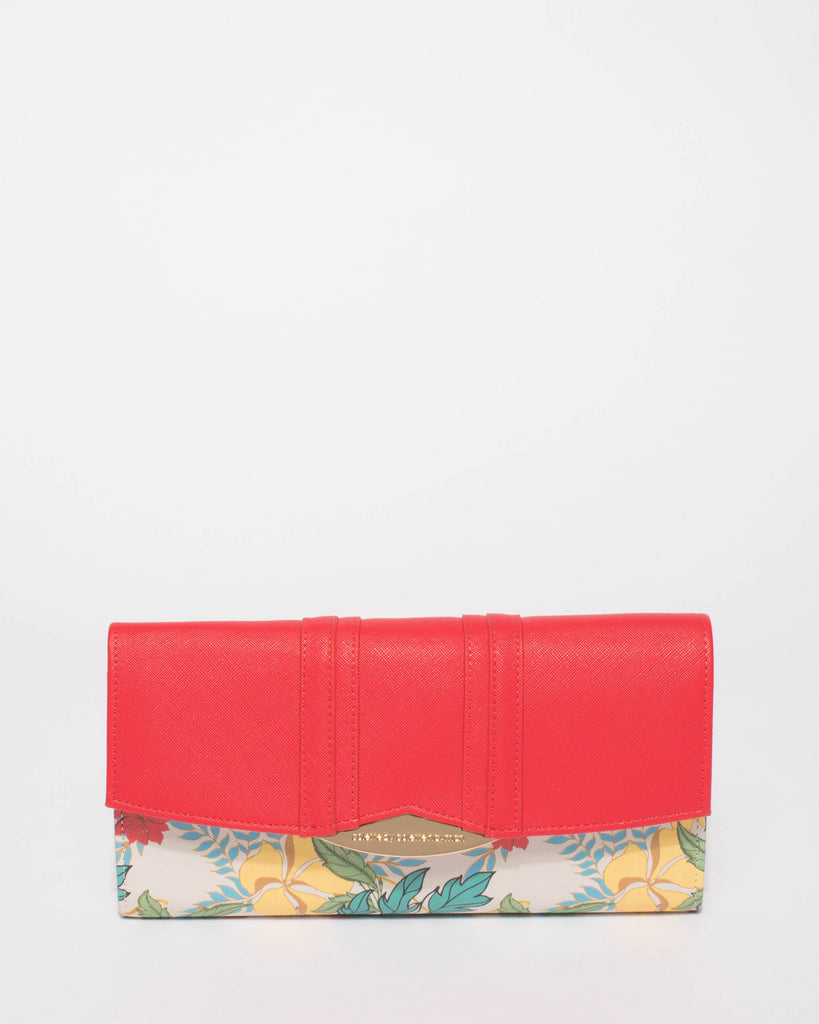 Red Nina Clutch Bag