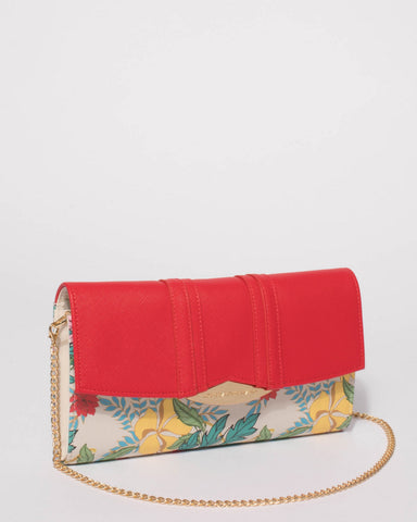 Red Nina Clutch Bag
