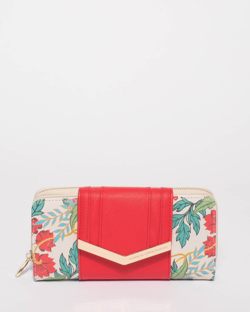Red Blake Arrow Flap Wallet