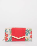 Red Blake Arrow Flap Wallet