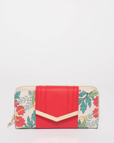 Red Blake Arrow Flap Wallet