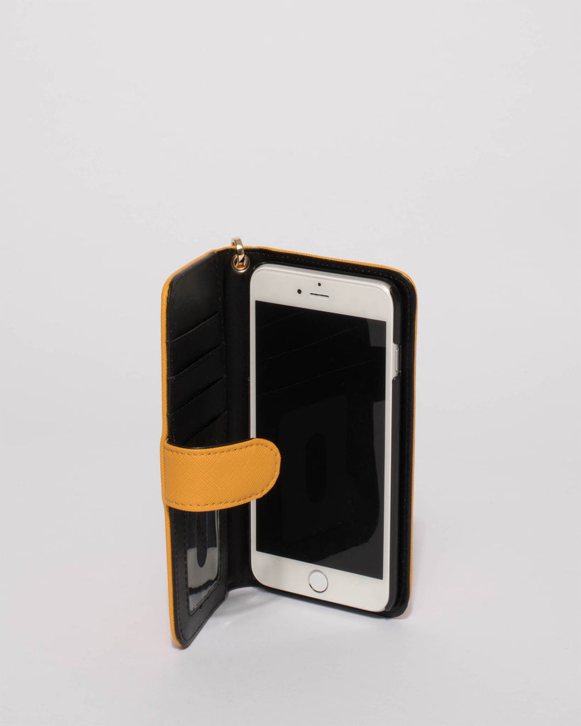 Yellow Bee Iphone 6, 7 & 8 Plus Purse
