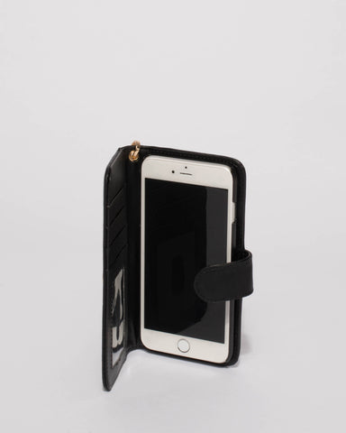 Black Bug Iphone 6, 7 & 8 Plus Purse