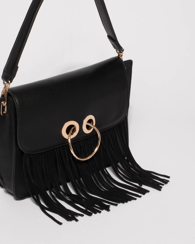 Black Belinda Shoulder Bag