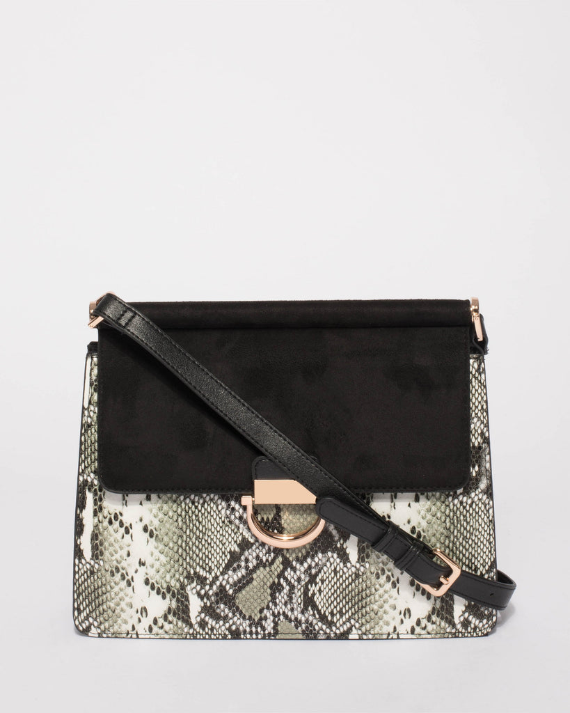 Black Snake Ella Shoulder Bag