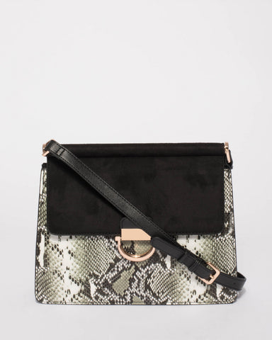 Black Snake Ella Shoulder Bag