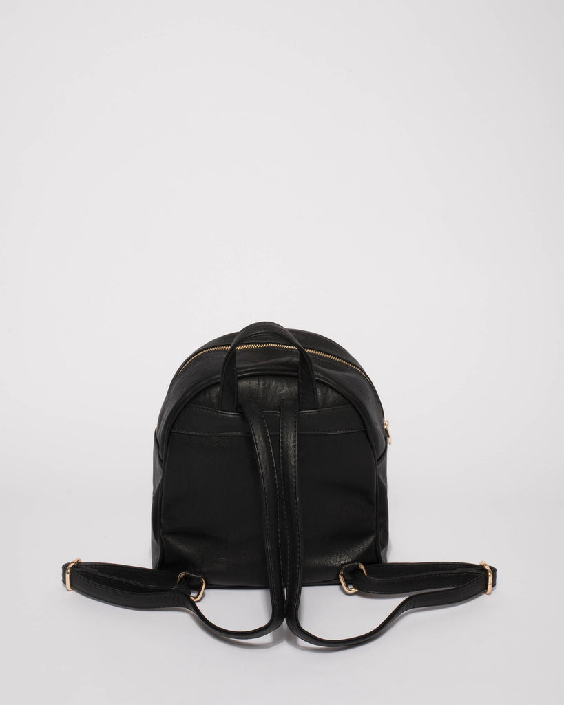 Black Ella Bug Medium Backpack