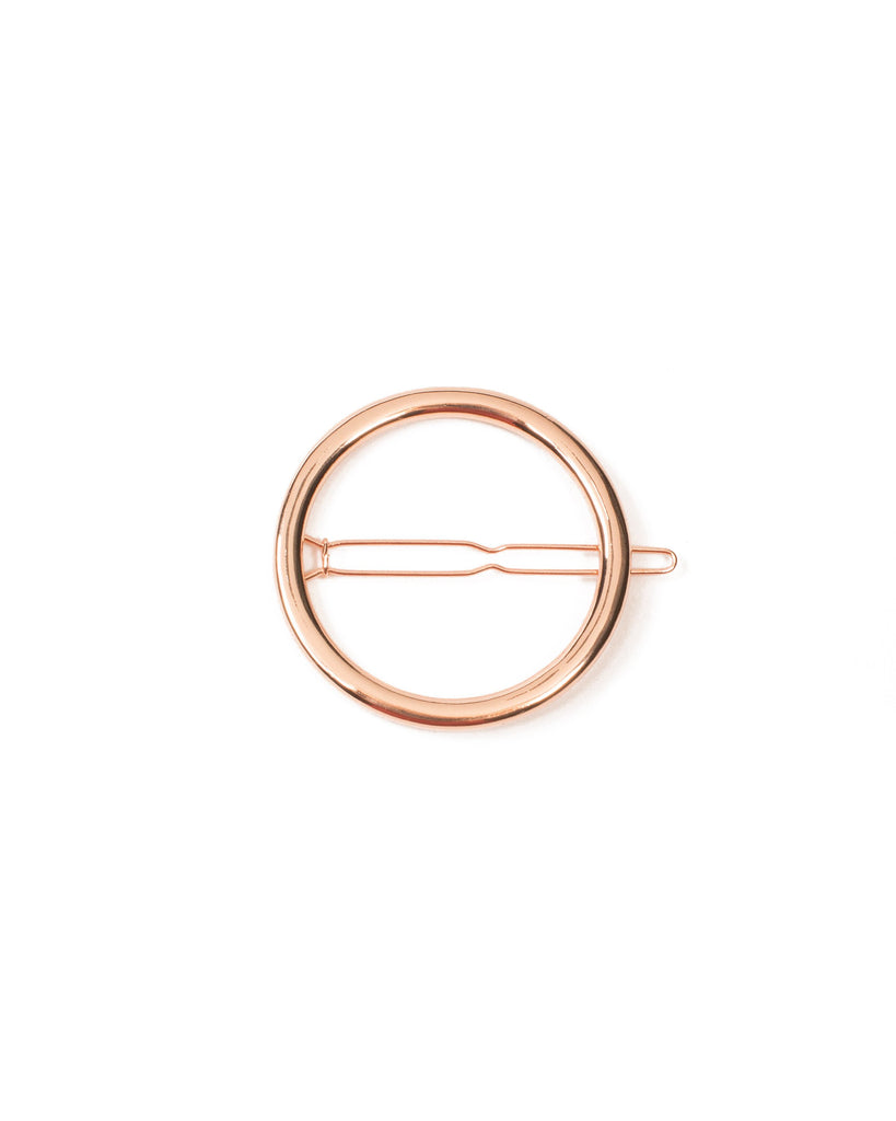 Rose Gold Circle Hair Clip