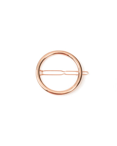 Rose Gold Circle Hair Clip