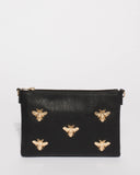 Black Bug Peta Chain Crossbody Bag
