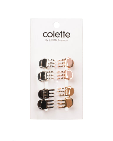 Multi Colour Mixed Metal Mini Clips