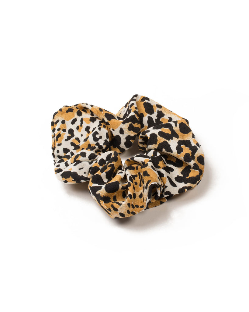 Brown Leopard Large Scrunchie