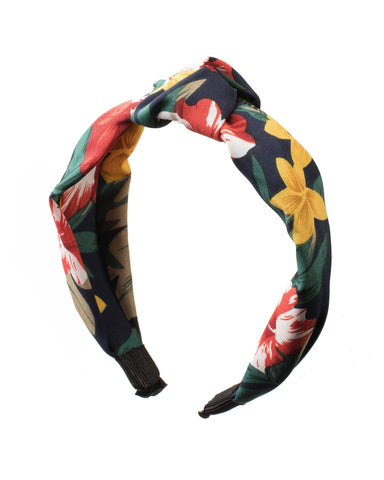 Multi Colour Floral Knot Headband