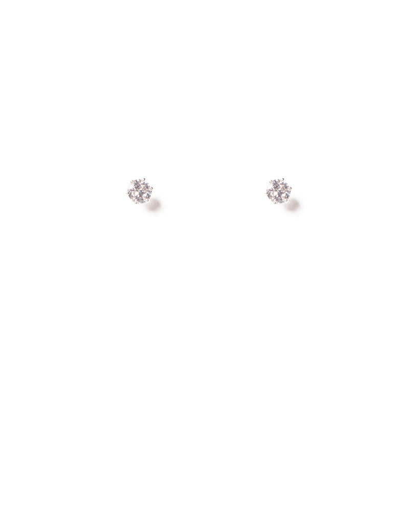 Crystal Silver Tone Diamante Claw Statement Earrings