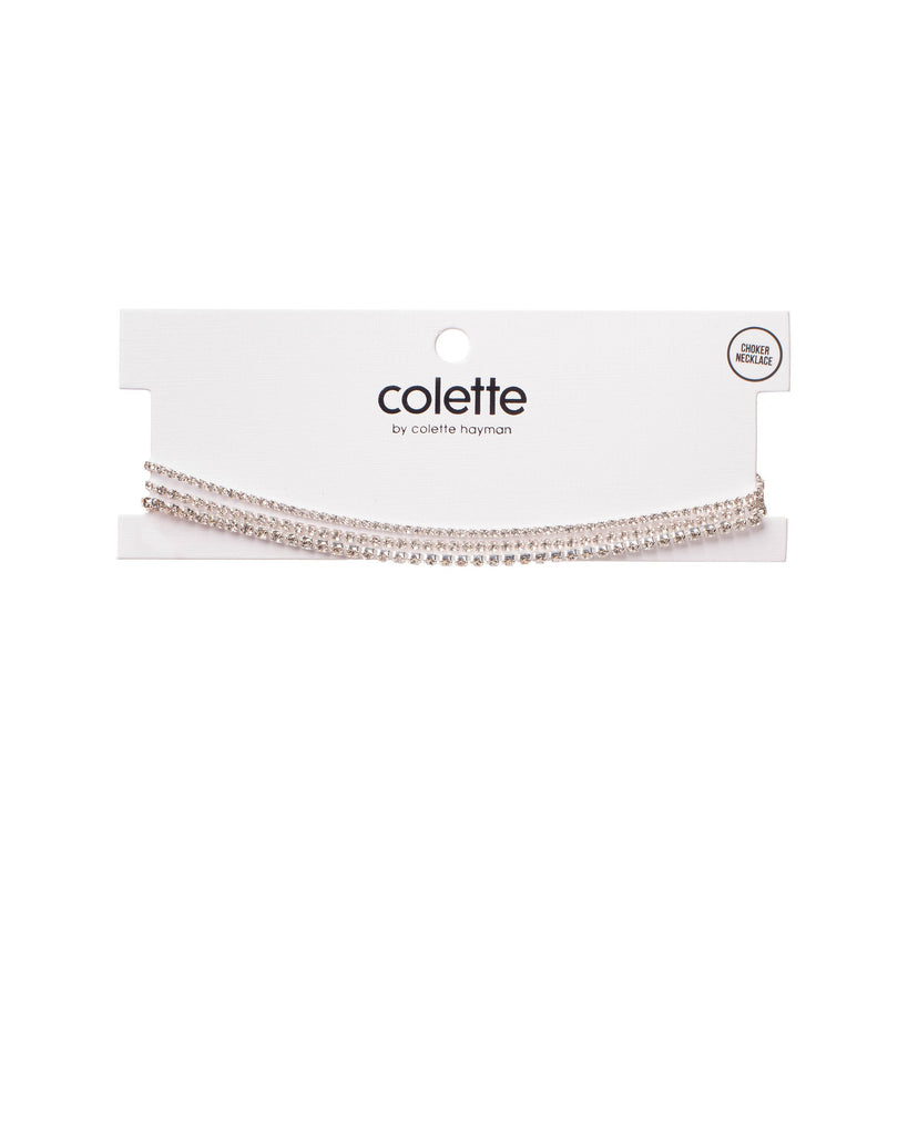 Crystal Silver Tone Diamante Cup Chain Pack