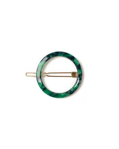 Green Round Hair Pin