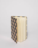 Black Metallic Polka Dot Note Book