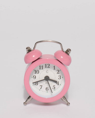 Pink On Time Mini Alarm Clock