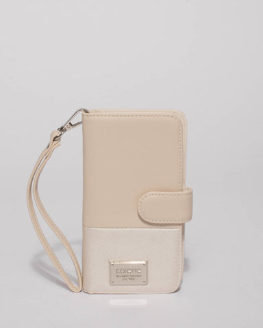 Ivory Saffiano Iphone 6, 7 & 8  Plus Case