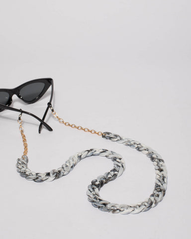 Grey Acrylic Sunglasses Chain